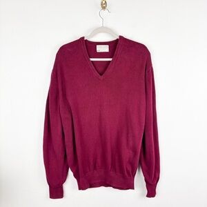 Vintage Lord Jeff Men’s Red 100% Fine Cotton Sz L